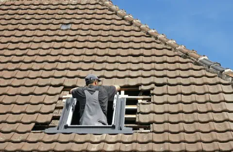 Pose de velux - Sanxay